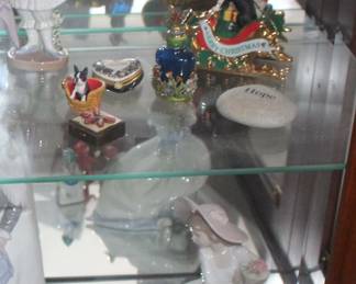 Lladros and Small Christmas Decorations