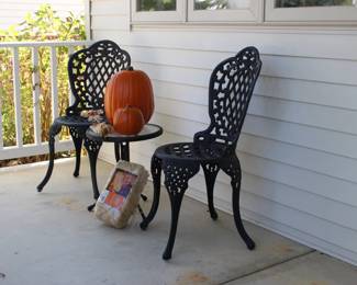 Table and Two chairs patio set