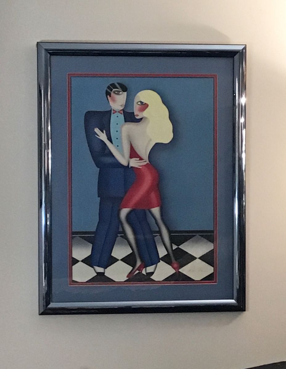 Last Dance ! Robin Morris Lithograph “The Dance “ 