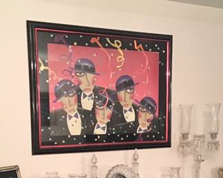 Robin Morris “ Cast Party “ Lithograph