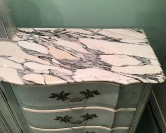 Widdicomb Bedroom Set w/ Marble Tops