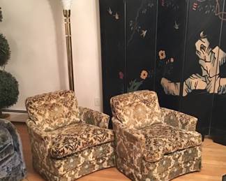 Pair of John Stuart Club Chairs