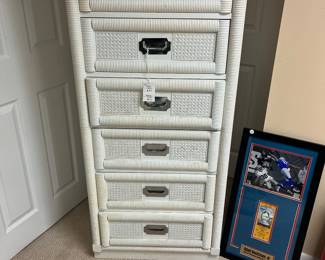 wicker dresser