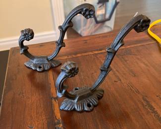 Iron wall hooks