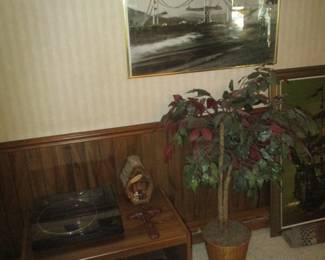 Table and record player