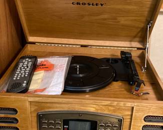 Crossley record player radio