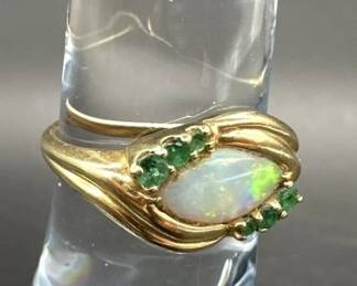 14k opal ring