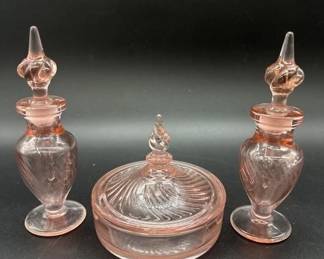 Vintage Tiffin glass set