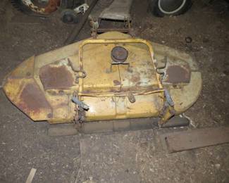 Lot 22. Mower deck. This may&nbsp;go with the Allis-Chalmers mower listed above