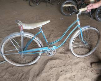 Lot 46. 16" girl's Rollfast bicycle with a banana seat