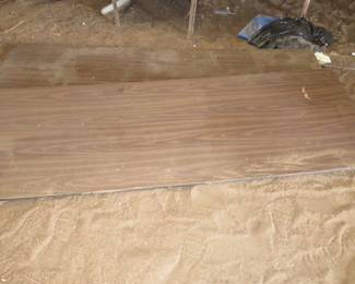 Lot 57. Three 8' buffet tables