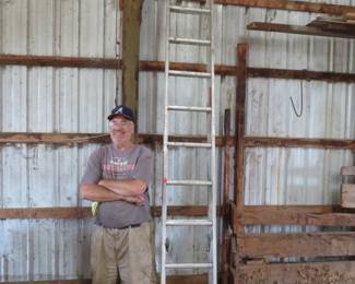 Lot 66. Extension ladder