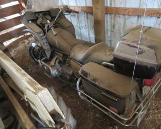 Lot 68. Honda Interstate motorcycle last licensed in 1991. No title.