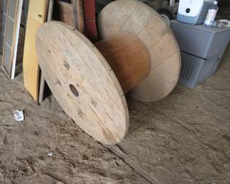 Lot 69. Wooden wire spool