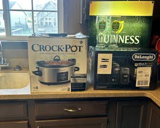 Kitchen appliances, dishware, etc.