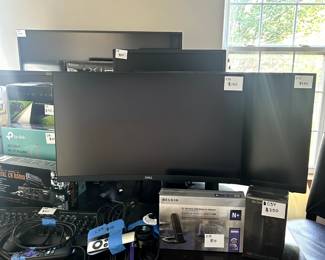 Monitors, TVs, Roku, etc.