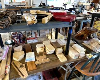 Wood blanks for crafts.