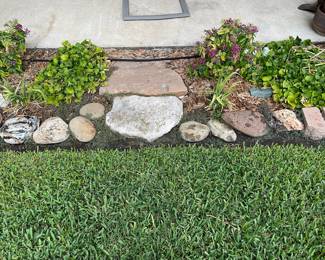 More stepping stones and rocks