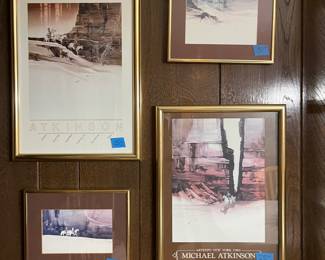 Love Michael Atkinson Art?  There are several to choose from.  Several items remain. 