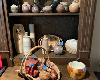 Small baskets collection.  A few items still remain.  Large basket has sold.  