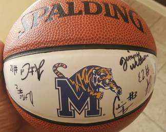Signed Tigers basketball