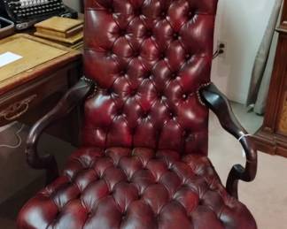 Leather office chair 