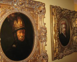 Replica Pain tings in ornate frames