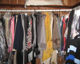 Womans Clothing, mostly size Large, many with tags