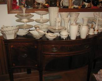 Large Collection of Lennox, English Inlaid Sideboard