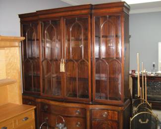 Beautiful Mahogany Breakfront