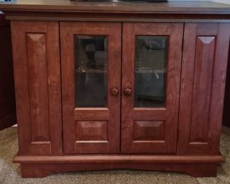 The TV Stand or storage cabinet