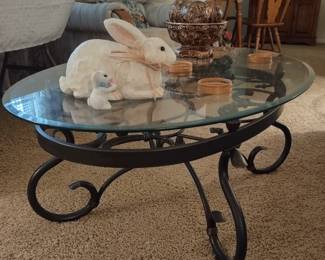 Glass Top Coffee Table