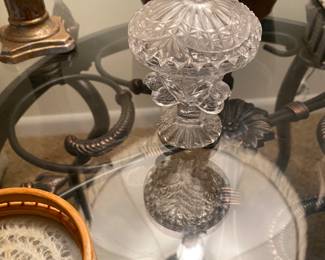 Crystal Bird Candy Dish