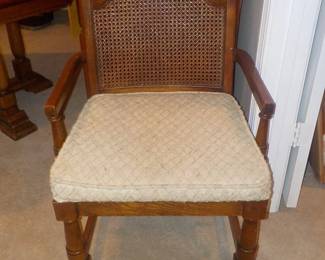 4 Rolling Wooden Chairs for Card Table