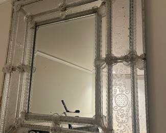 closer view of the beautiful pair of mirrors