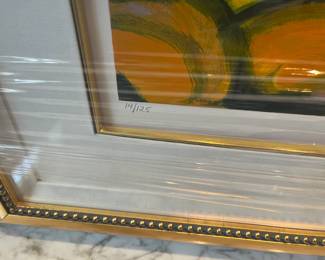 close up of number on the Manel Anoro