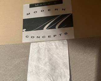 Label on the sectional