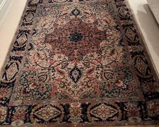 $390.  wool oriental rug. 5' x 7'