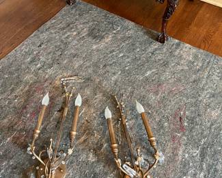 Pair of wall sconces