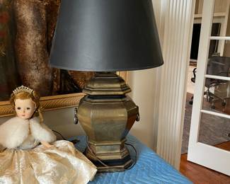 $90. Vintage Brass Lamp
