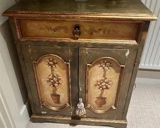 $90 obo Painted cabinet 27"w x 16"d x 31"h. As found issues with some missing spots of paint