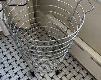$30. Wire laundry hamper