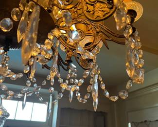 closer view of metal work on the arms