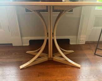 close-up of the base