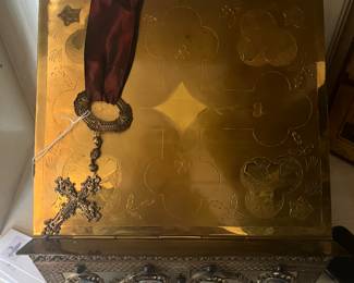 $750. Brass antique Missal bookstand, 19th century