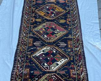 $480. Stunning vintage oriental runner fresh from being cleaned.  2'6 x 6'10.  