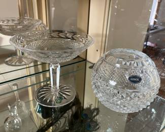 Waterford and Lenox crystal