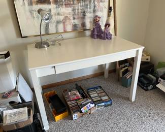 White desk