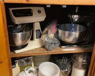 There were almost two of every appliance you could think of.  So she would upgrade to the newer model…but she also didn’t get rid of the old one.