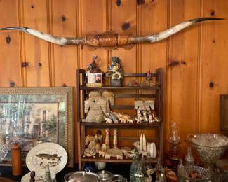 I told you there was a set of longhorns that probably wouldn’t even fit in a regular car.